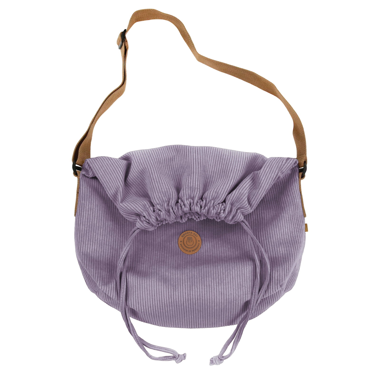 Bucha Patch Corduroy Bag Purple