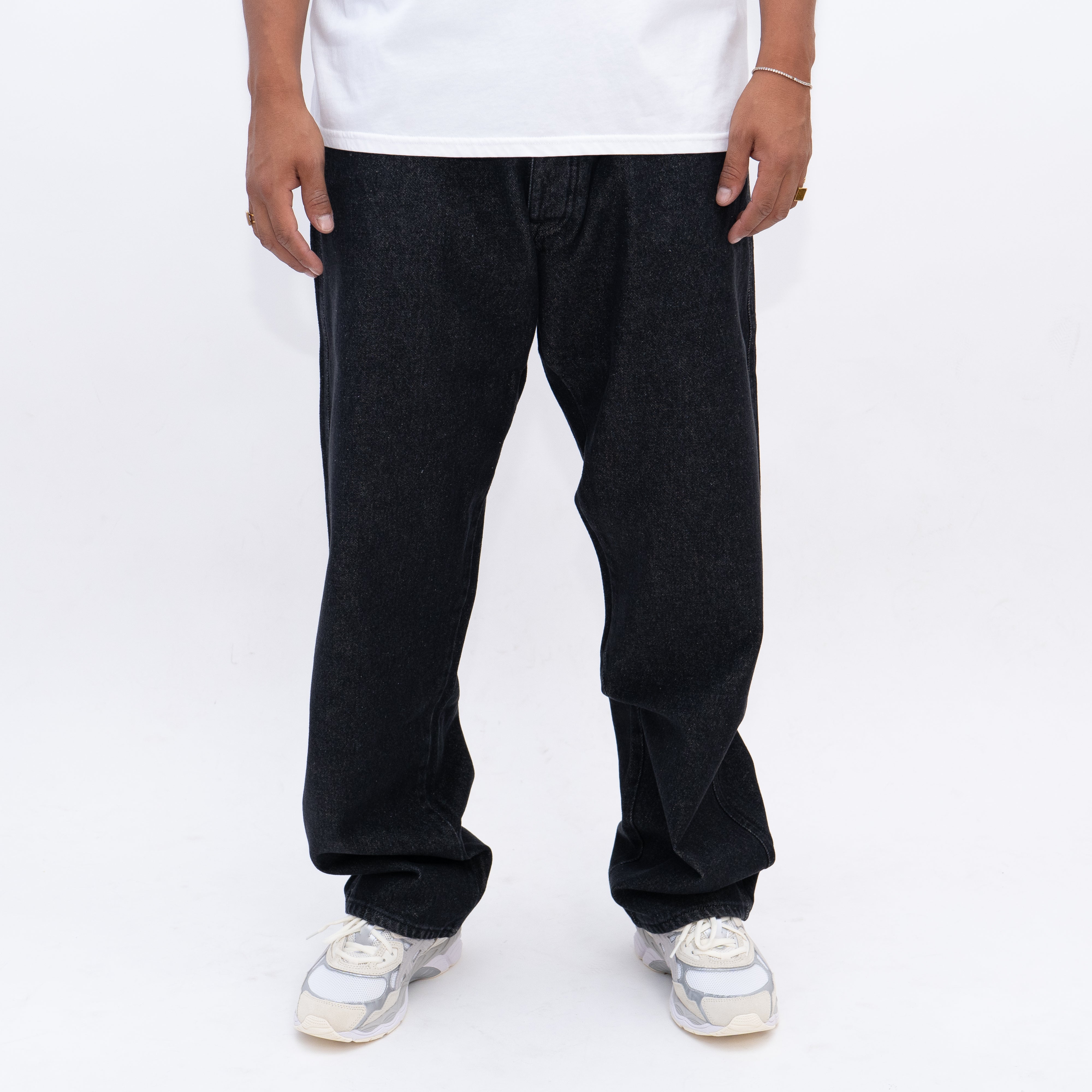Baby Jeans Relaxed Fit Pants Black Rinsed
