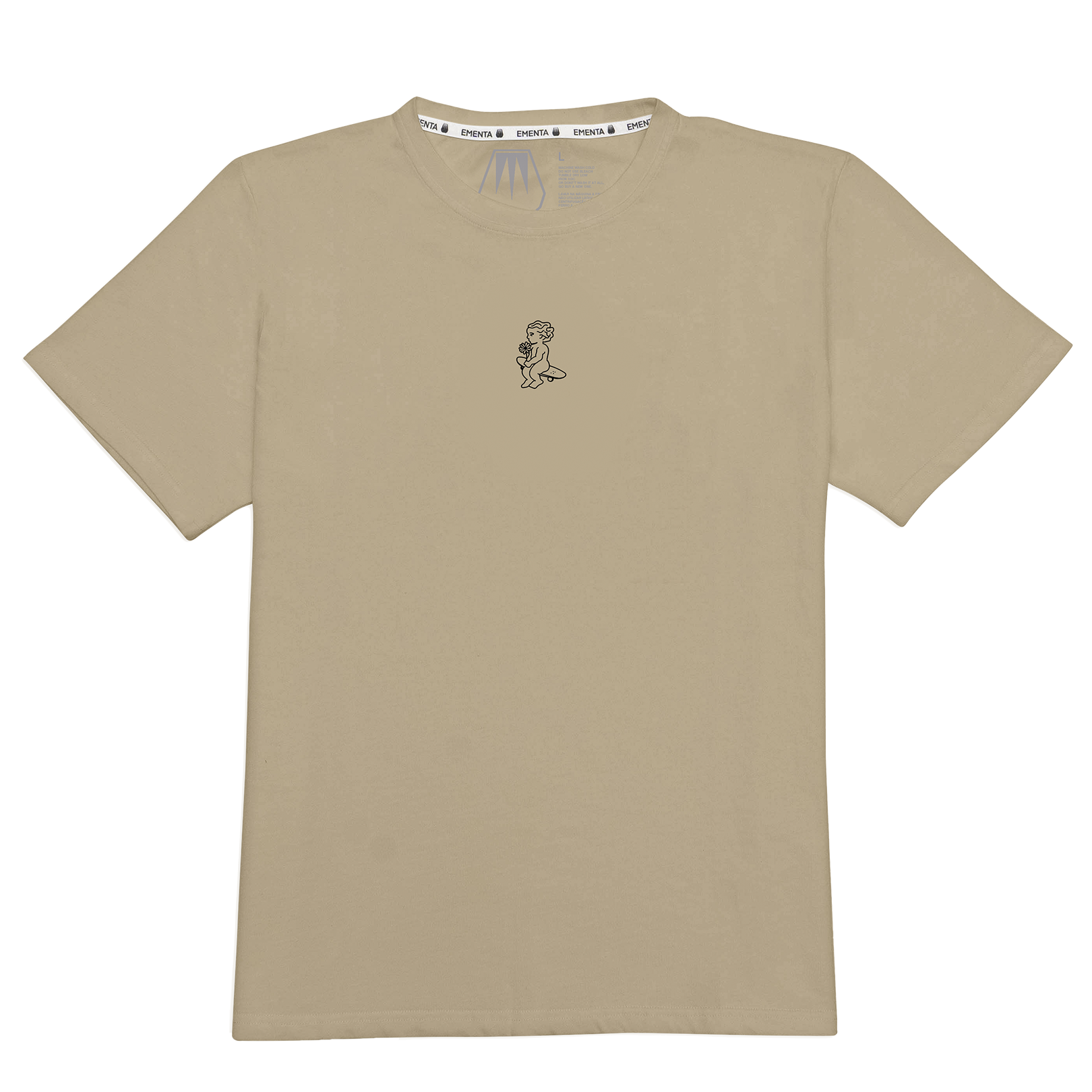 Baby Flower G-Fit T-Shirt Camel/Green