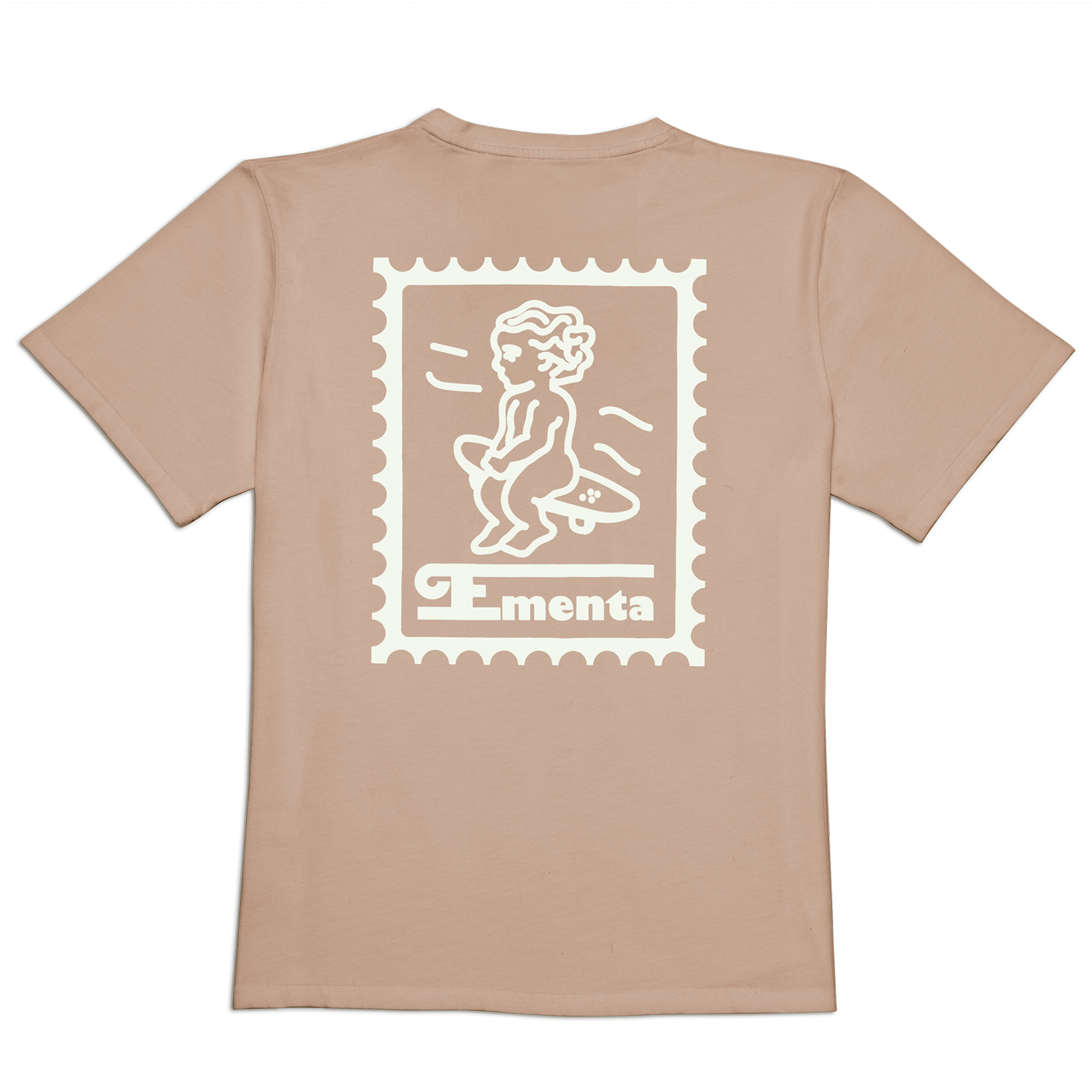 Baby Stamp T-Shirt Camel