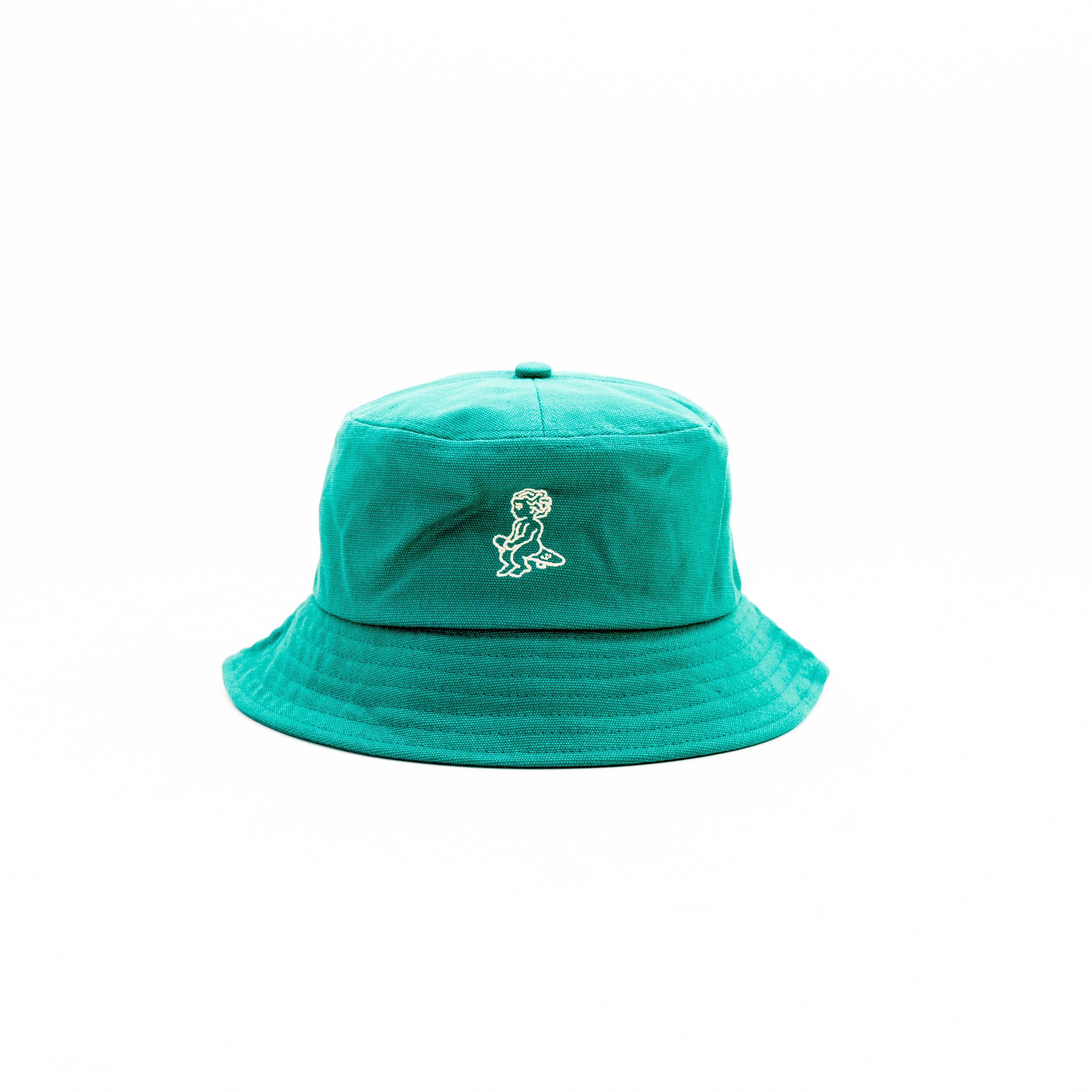 Baby Canvas Bucket Hat Green