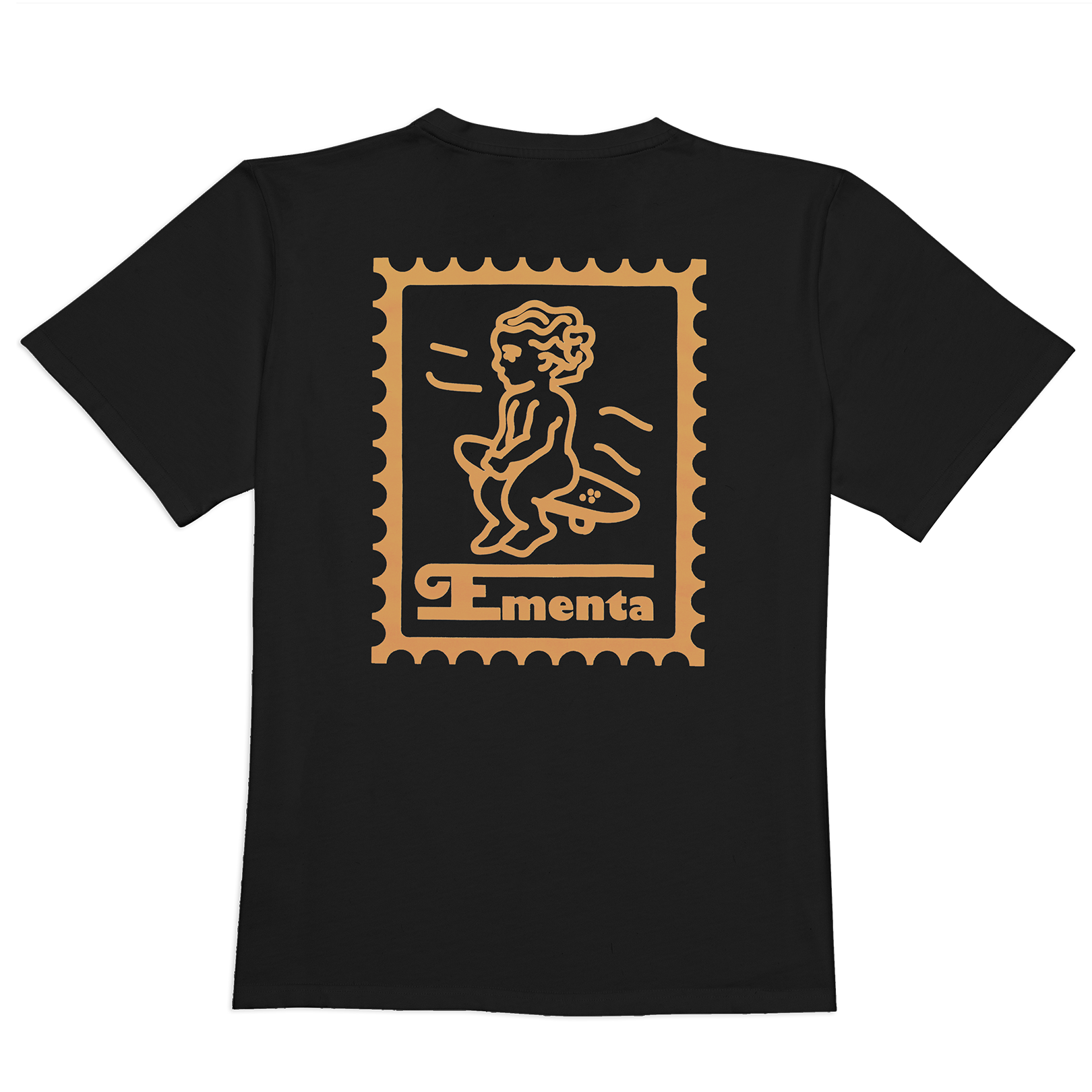 Baby Stamp T-Shirt Black/Gold