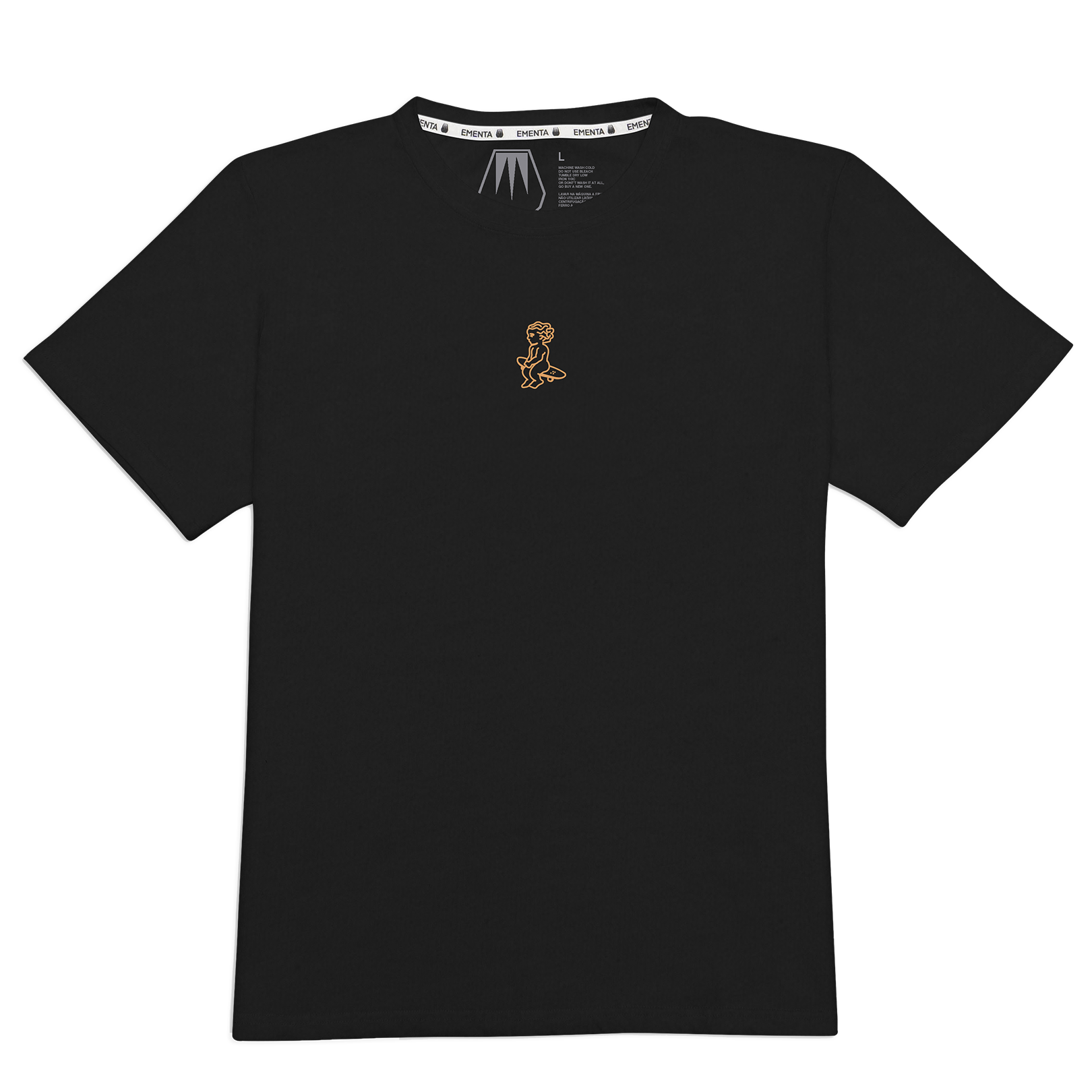 Baby Stamp T-Shirt Black/Gold