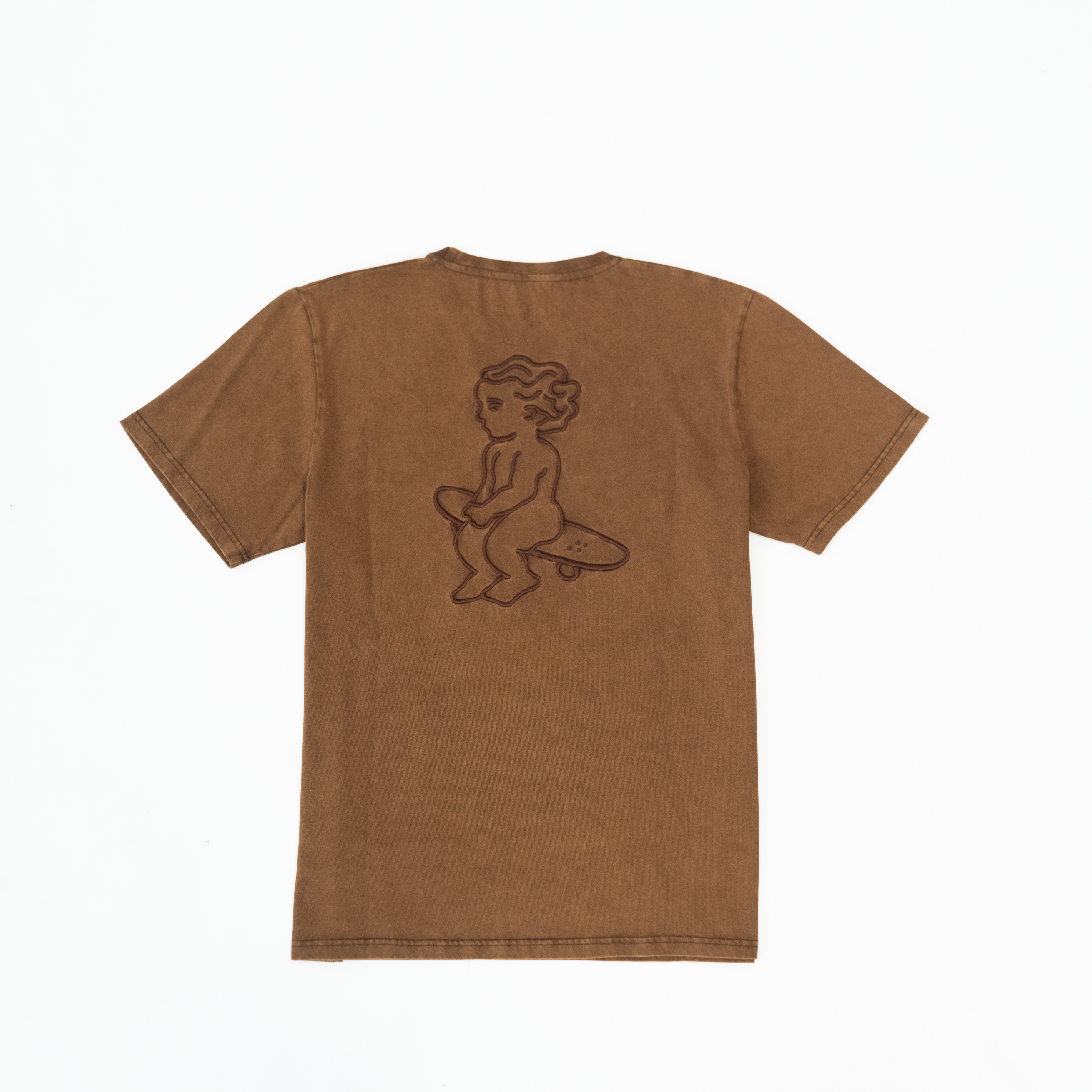 Baby Washed T-Shirt Camel Washed