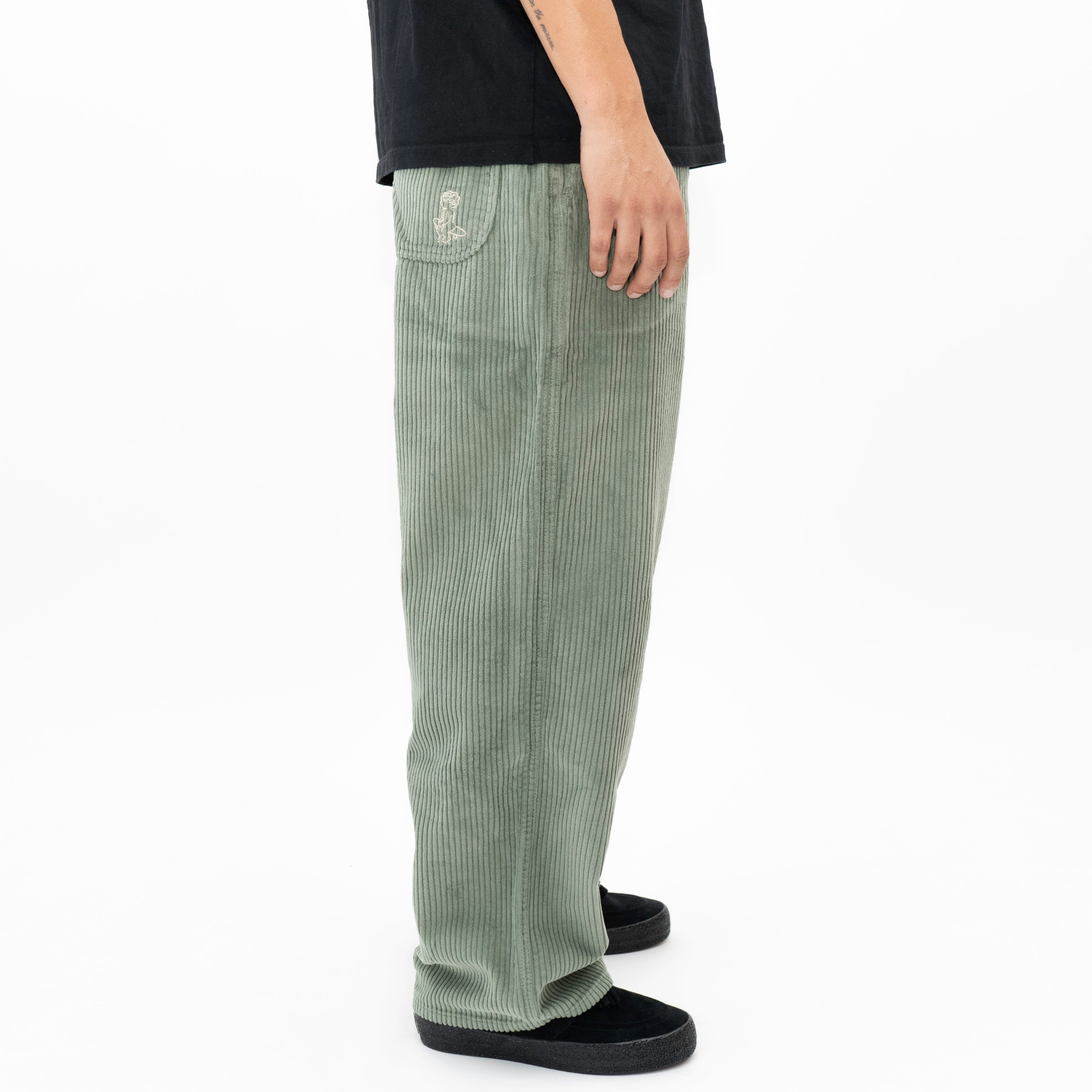 Baby Corduroy Relaxed Fit Pants Green