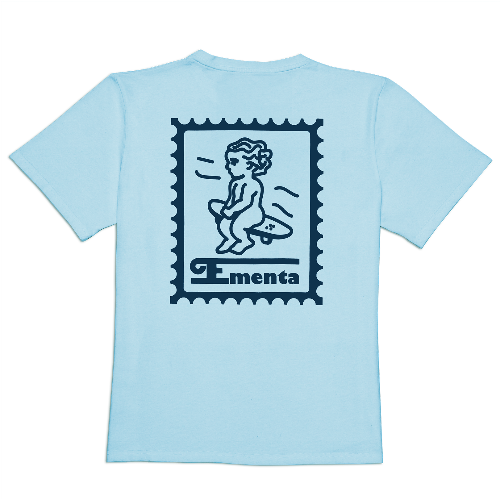 Baby Stamp T-Shirt Sky Blue