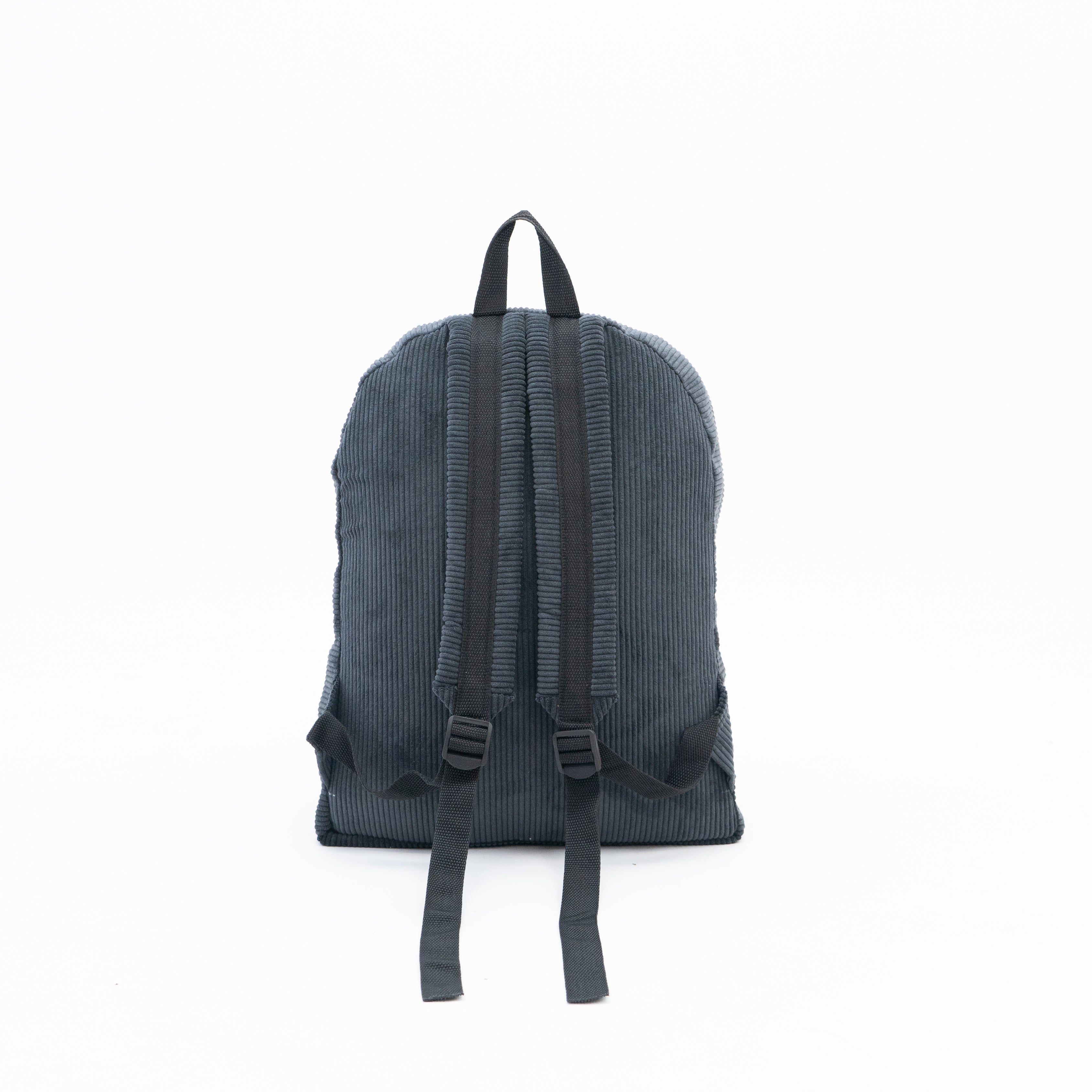 Ghost Patch Corduroy Backpack Black