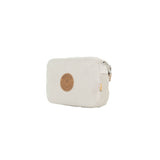 FLUFFY PATCH VELVET BAG Off White