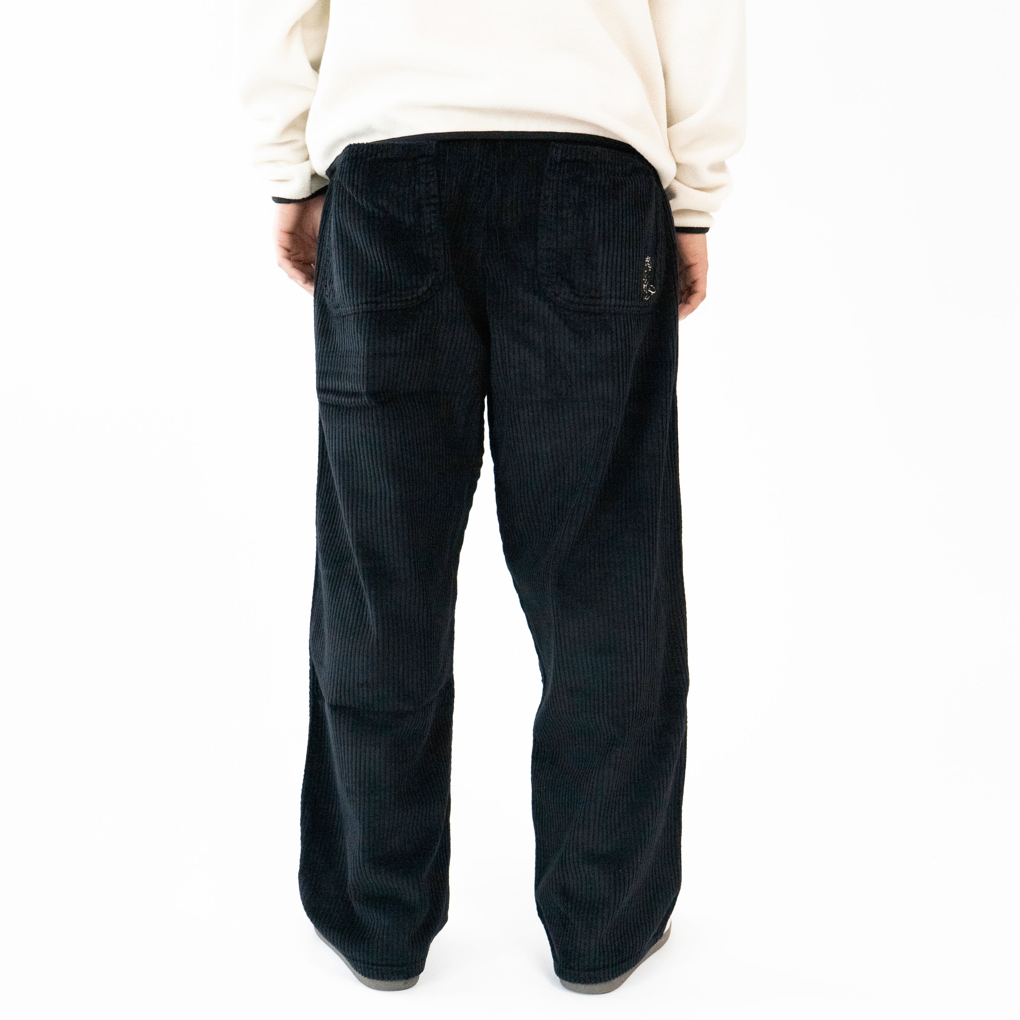 Baby Corduroy Relaxed Fit Pants Black