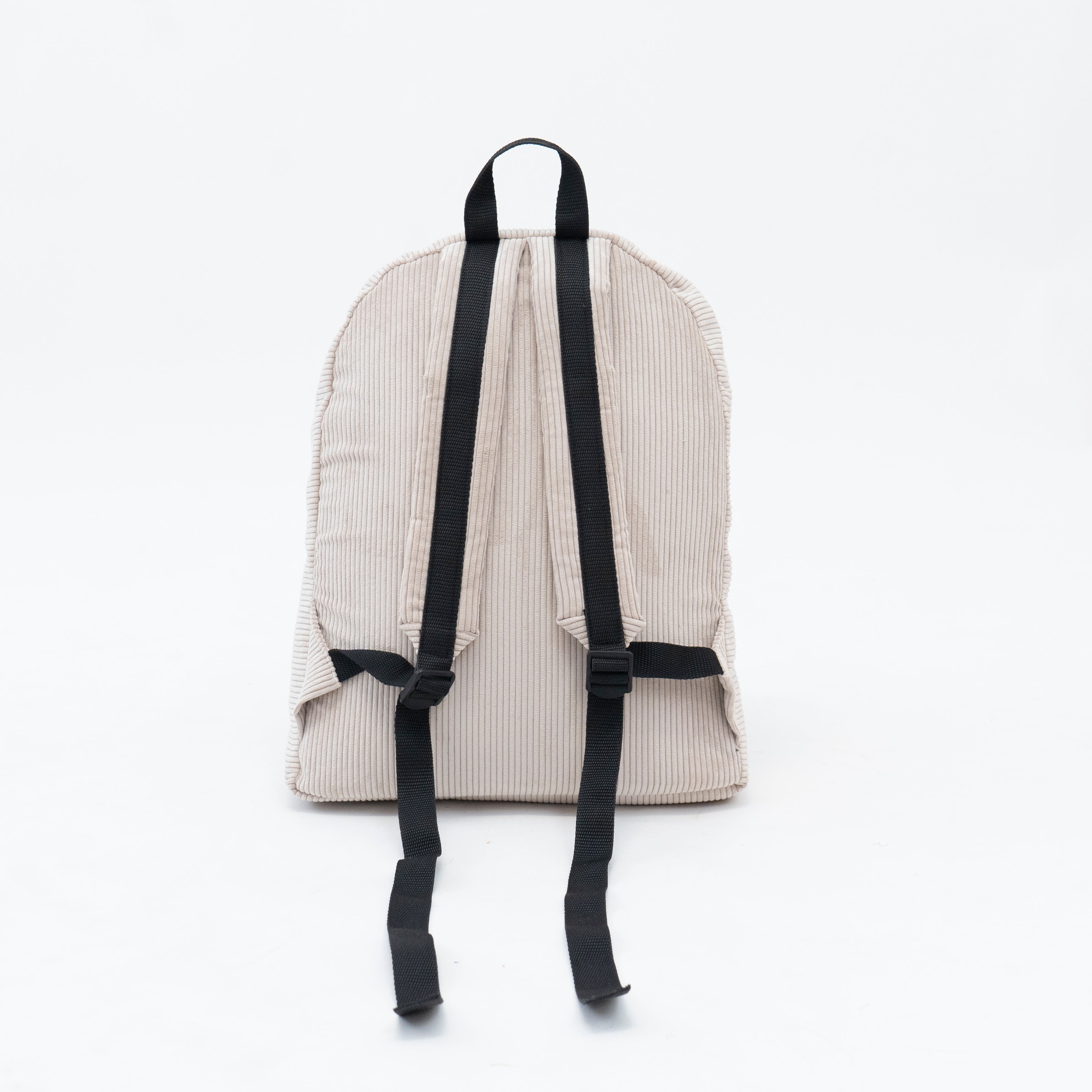 Ghost Patch Corduroy Backpack Off White