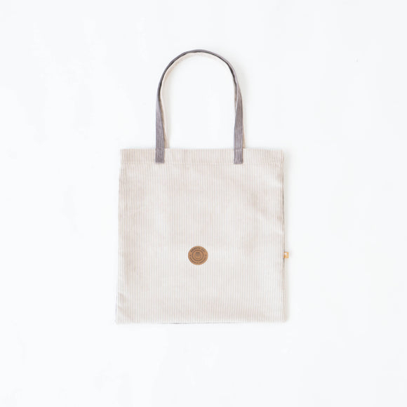 CANDY CORD TOTE BAG Coffee/Off White