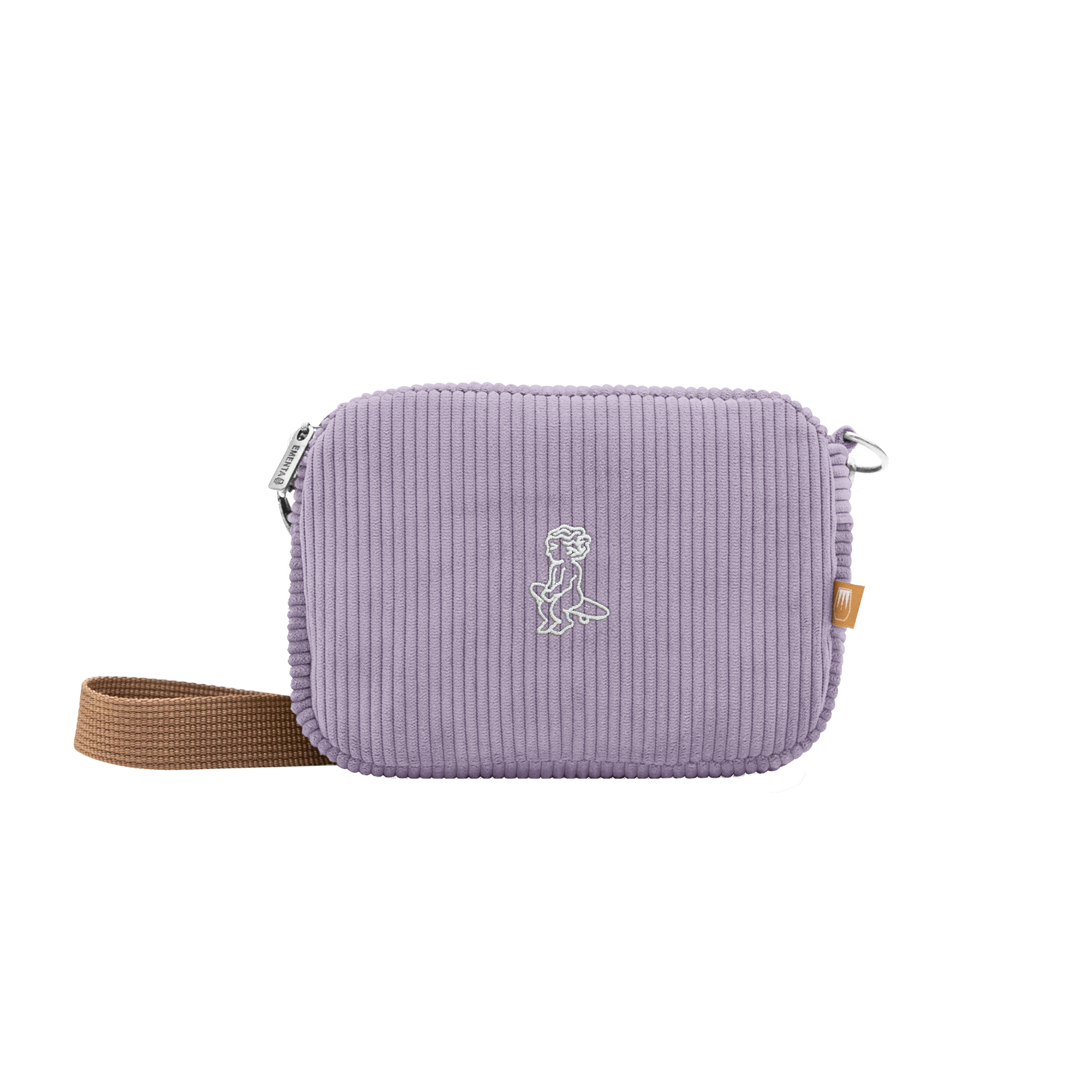 Fluffy Baby Corduroy Bag Purple