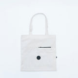 C'MON PATCH CORDUROY TOTE BAG White