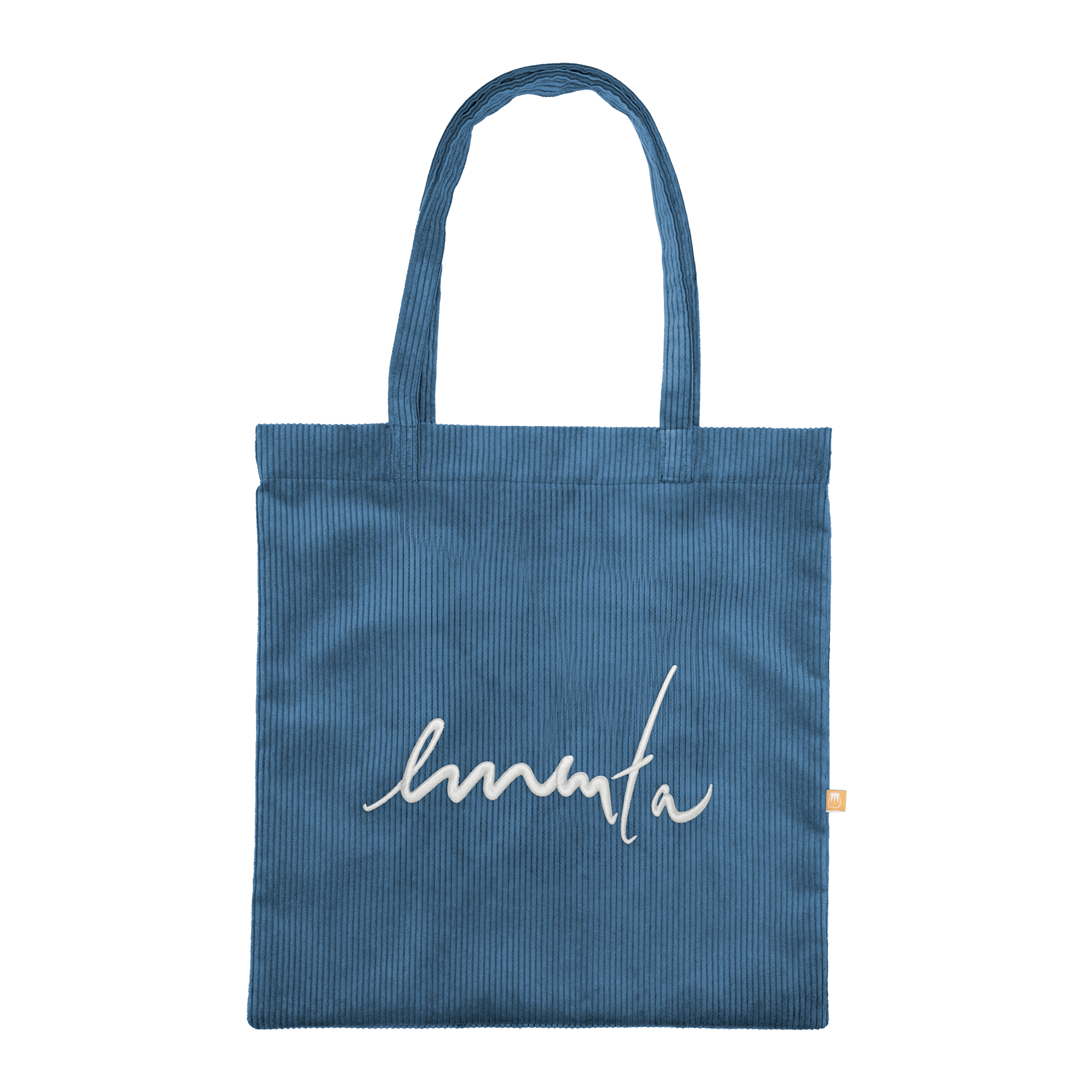 Signature Corduroy Tote Bag Navy