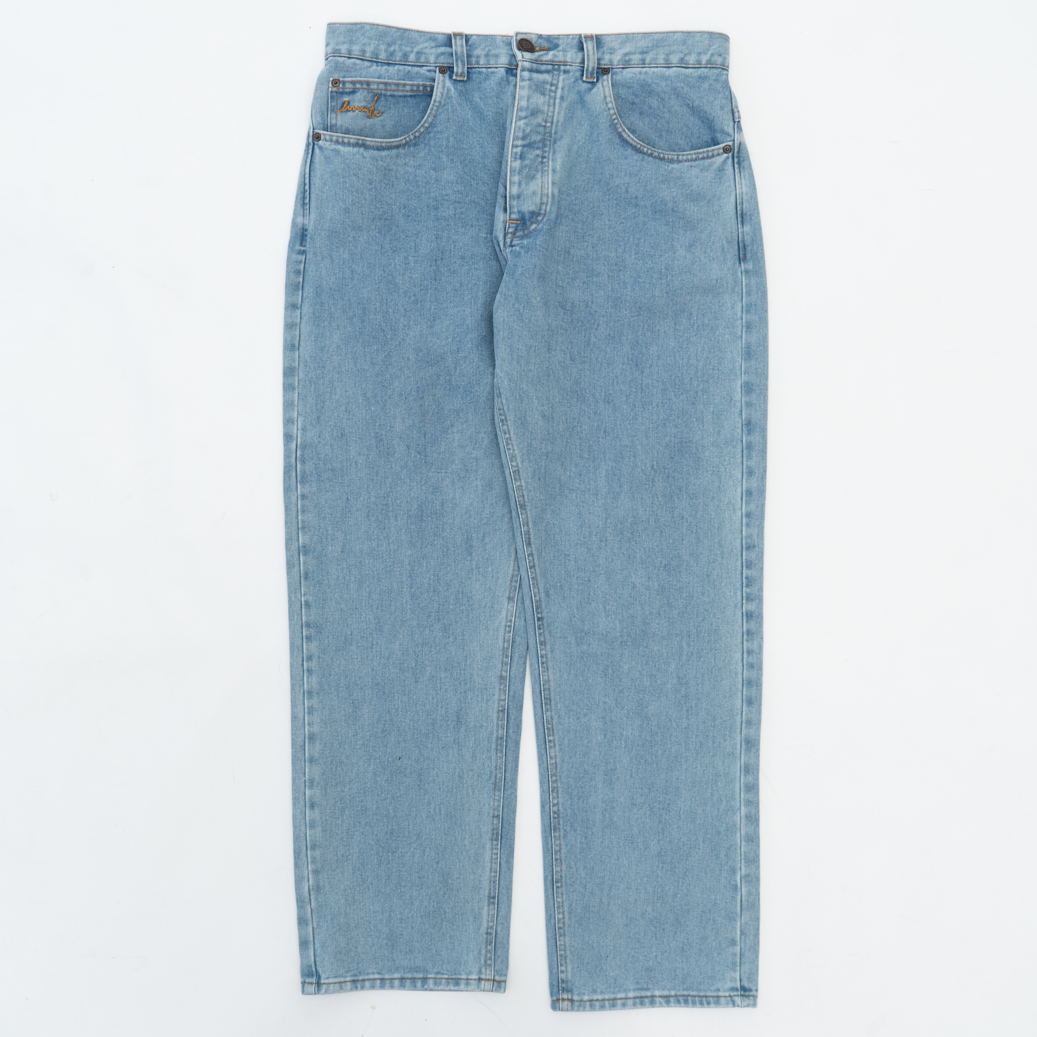Baby Jeans Relaxed Fit Pants Light Blue Washed