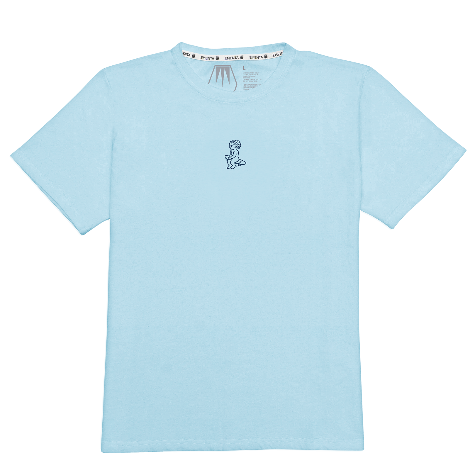 Baby Stamp T-Shirt Sky Blue
