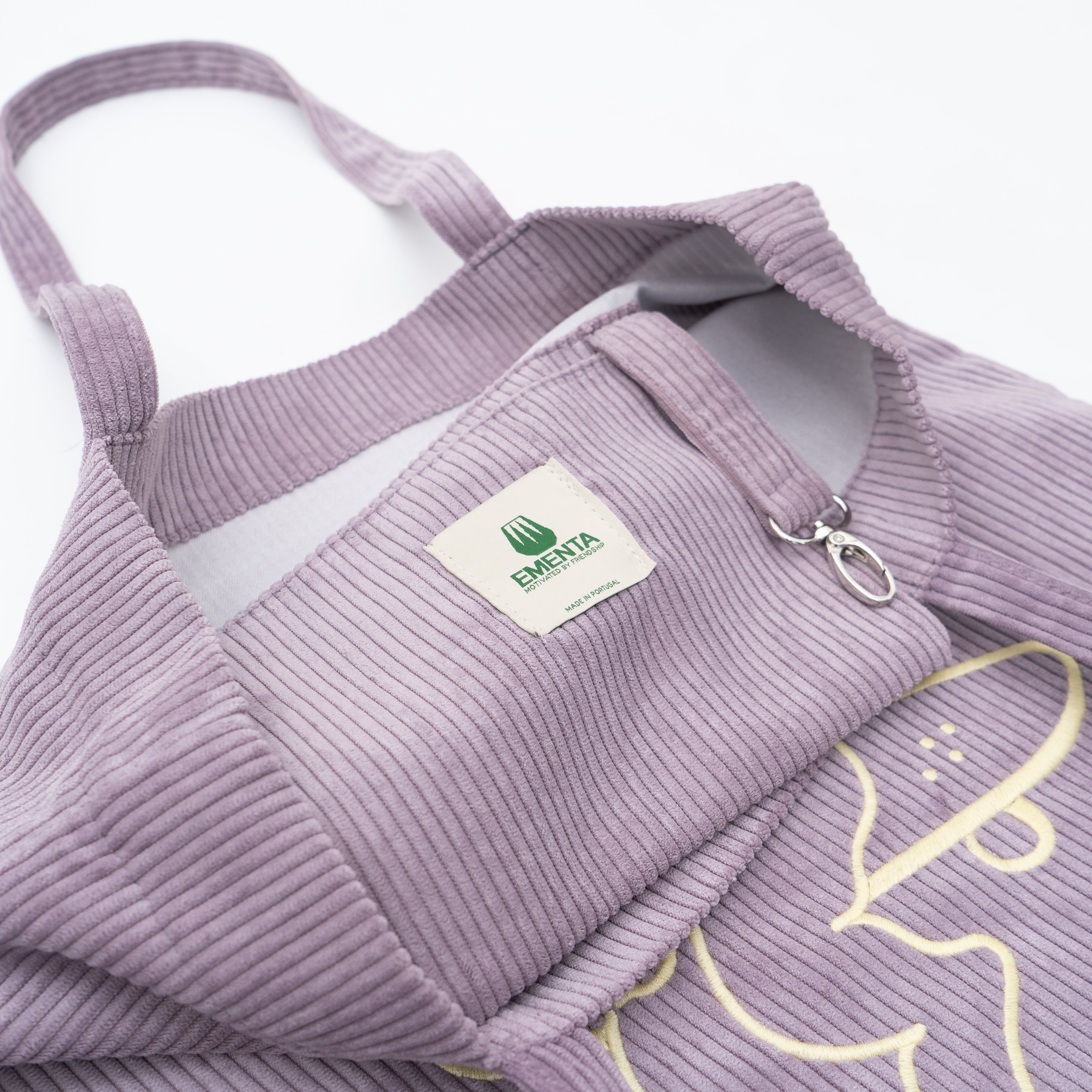 Baby Corduroy Tote Bag Purple