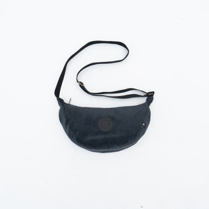 FIUZA PATCH CORDUROY BAG Black