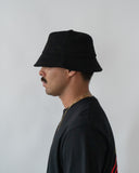 SIGNATURE CORD BUCKET HAT Black