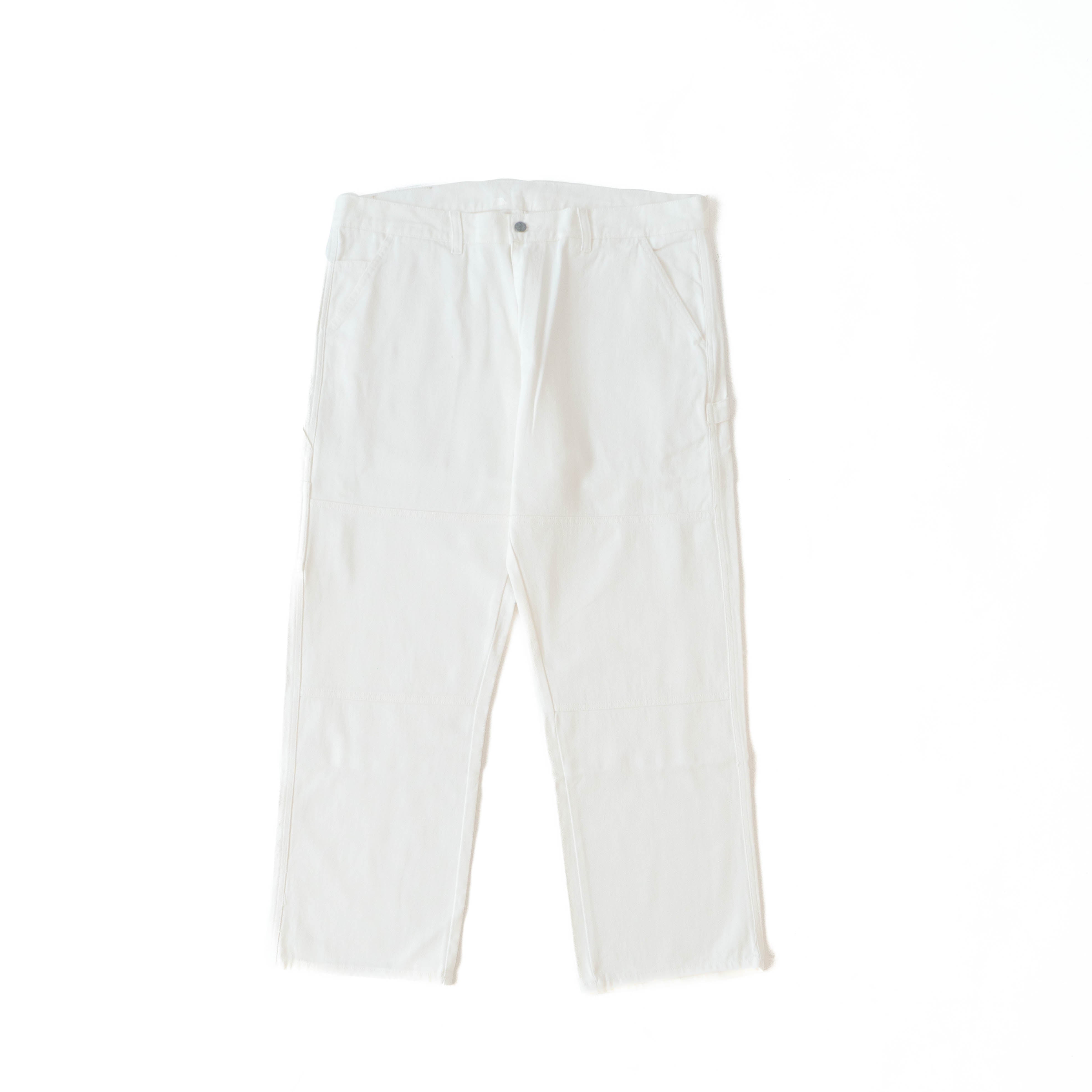 Kit Baby Twill Relaxed Fit Pants White