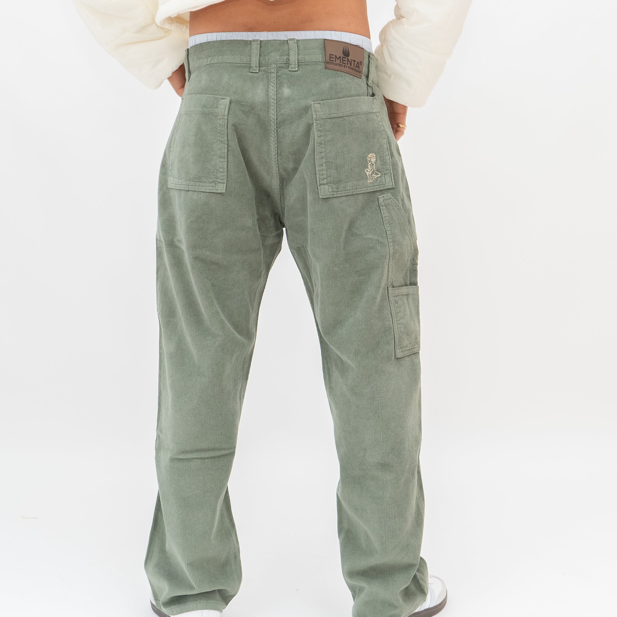 Kit Baby Corduroy Pants Green