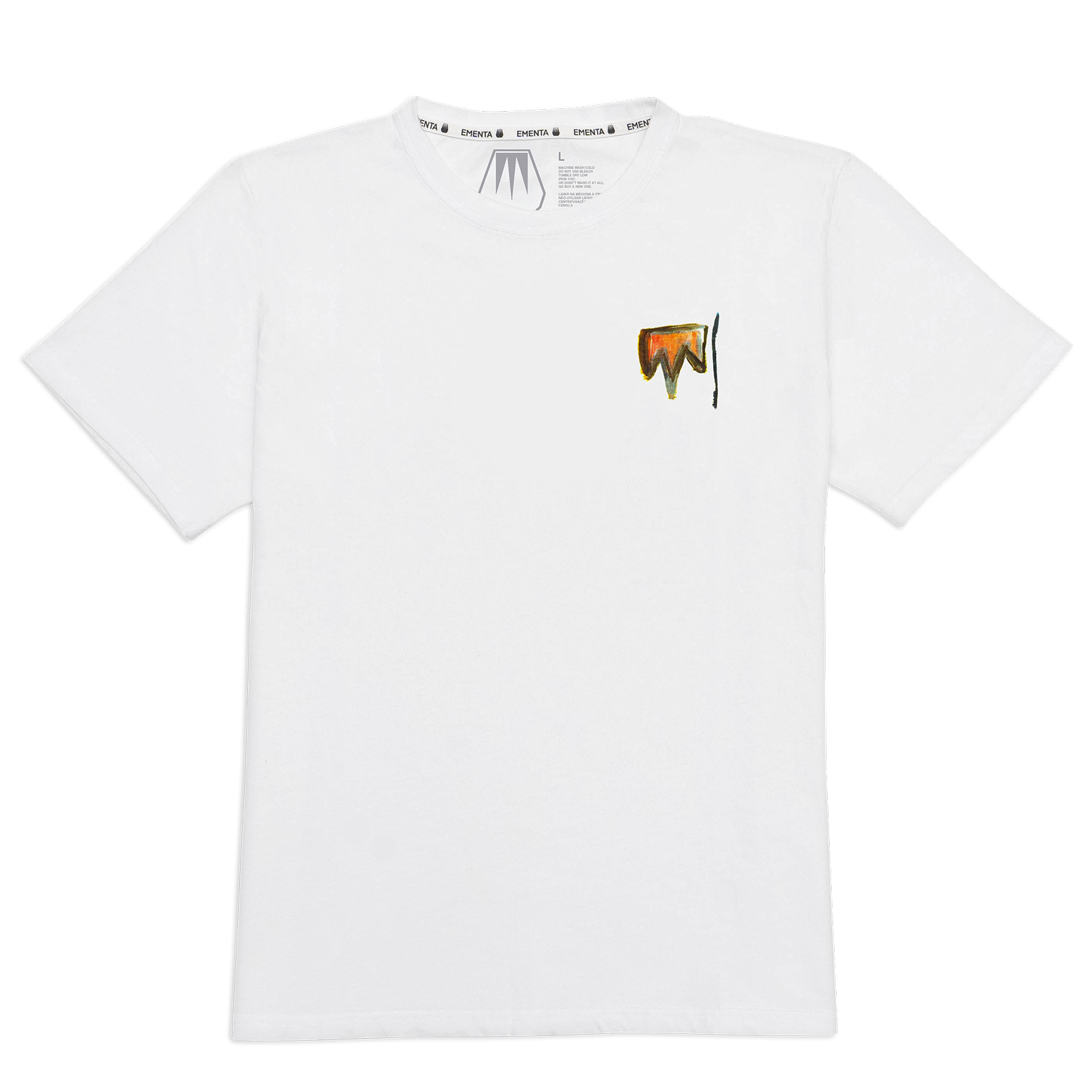 Ass Print T-Shirt White