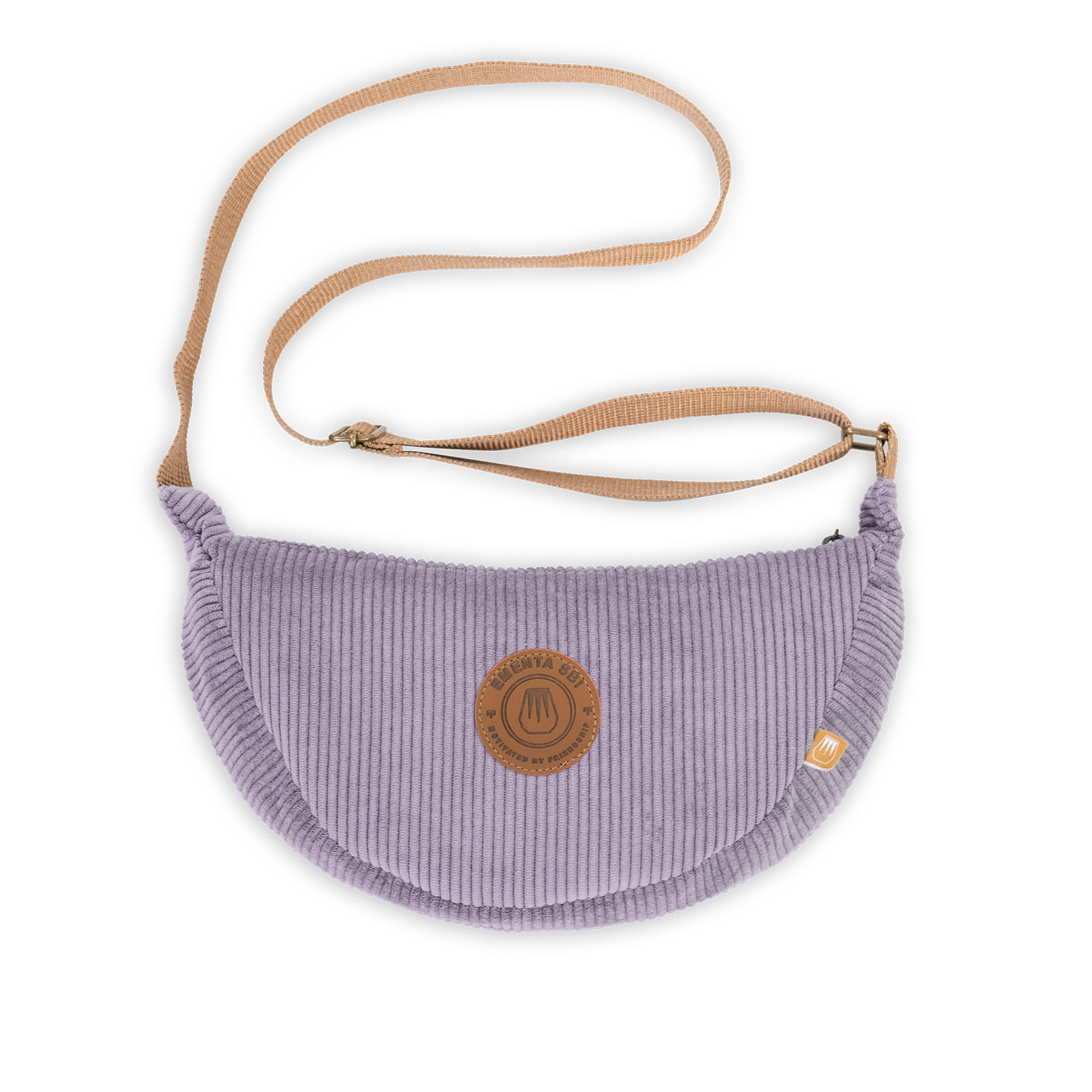 Fiuza Patch Corduroy Bag Purple