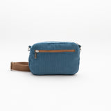 FLUFFY SIGNATURE CORDUROY BAG Navy