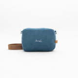 FLUFFY SIGNATURE CORDUROY BAG Navy