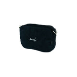 FLUFFY SIGNATURE VELVET BAG Black