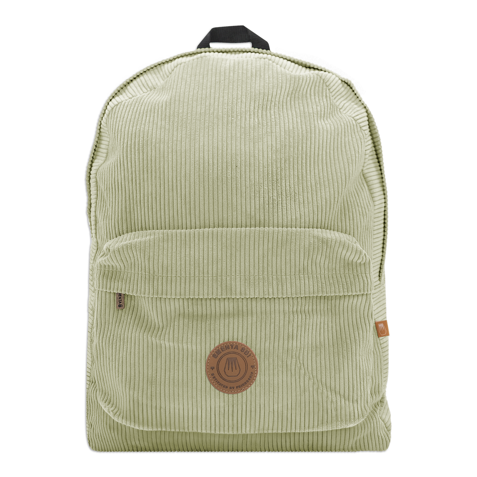 Ghost Patch Corduroy Backpack Lime