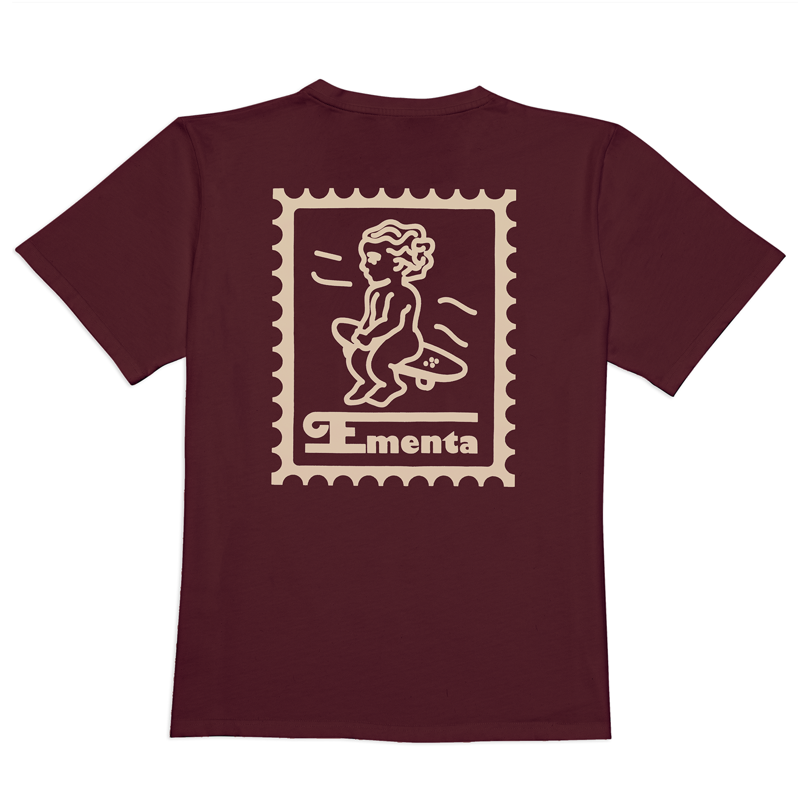 Baby Stamp T-Shirt Bordeaux