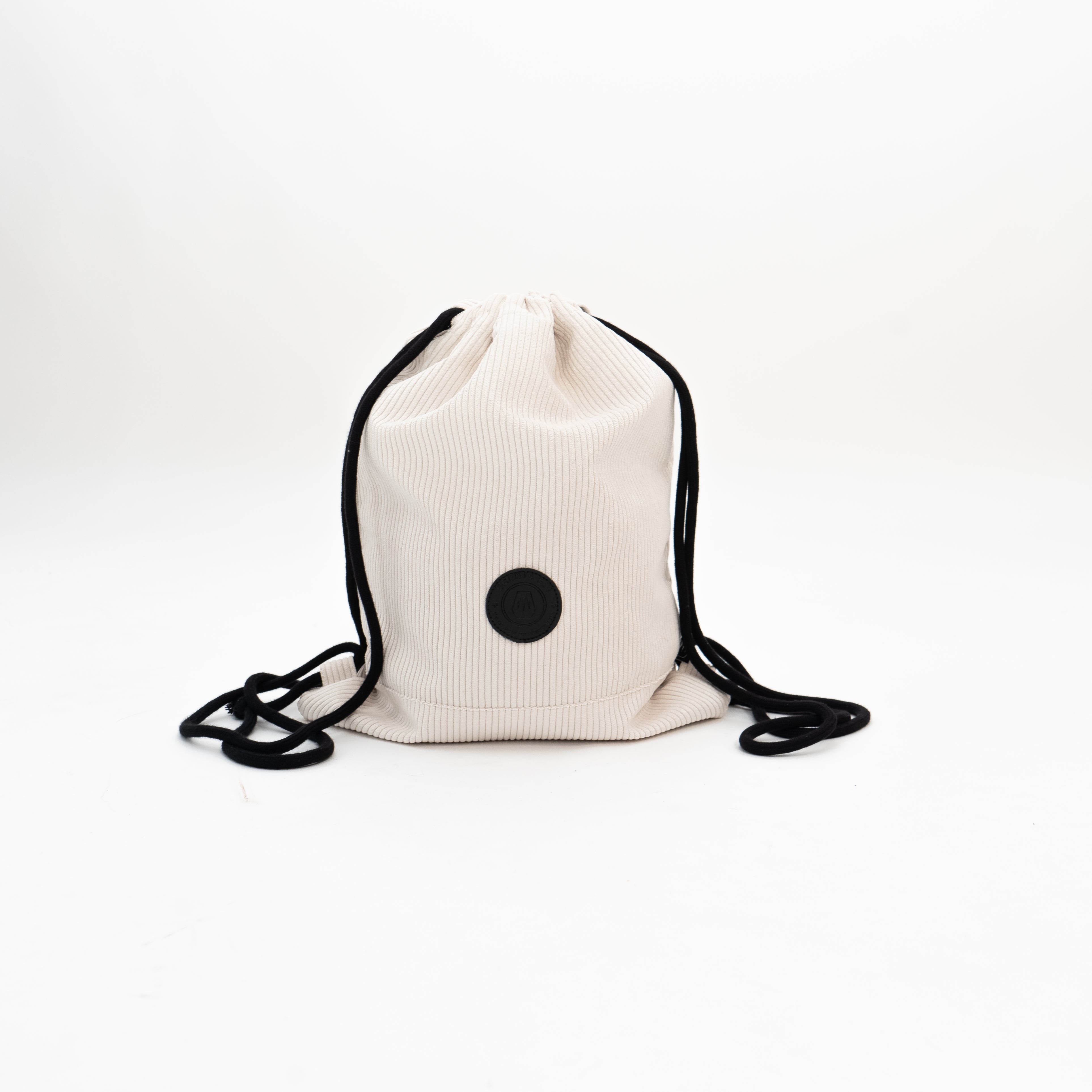 Mare Viva Patch Corduroy Backpack White