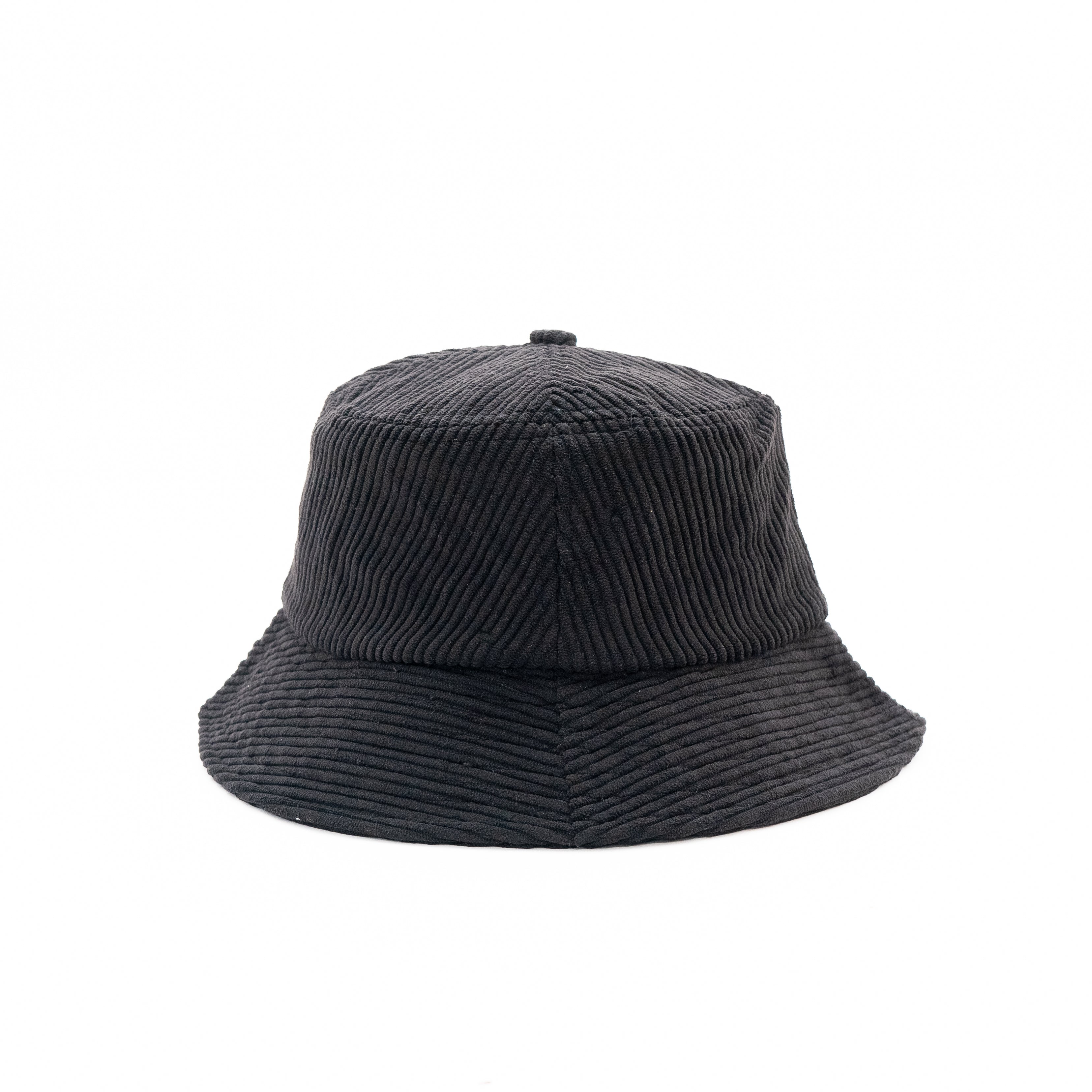 Signature Corduroy Bucket Hat Black