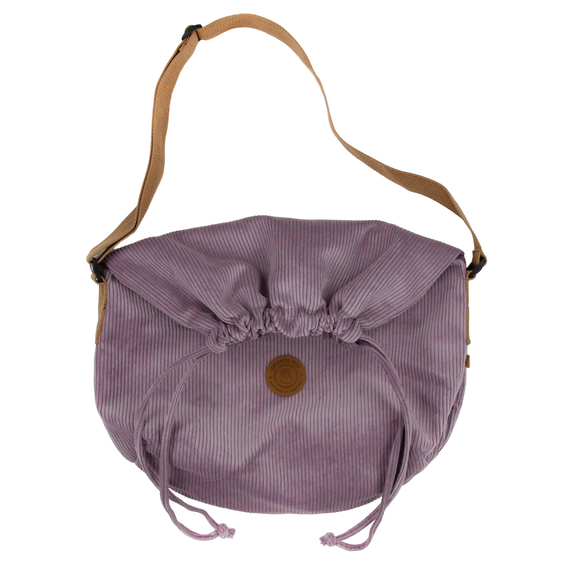 BUCHA PATCH CORDUROY BAG Purple