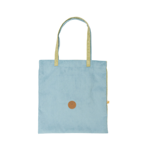 CANDY CORD TOTE BAG Lime/Sky Blue