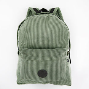 GHOST PATCH CORDUROY BACKPACK Green